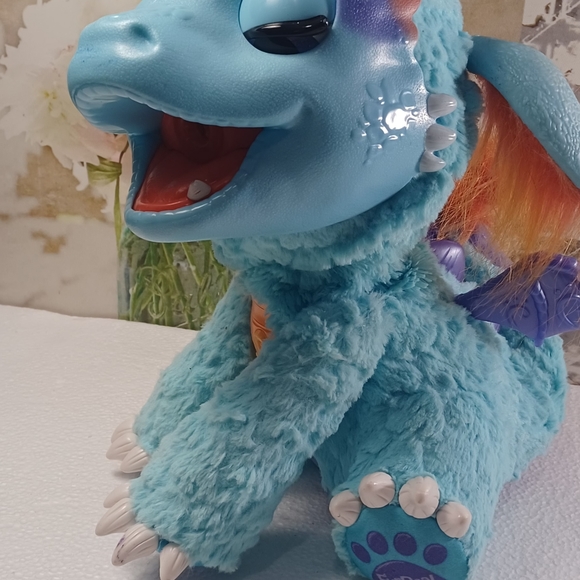 Fur Real Friends Light Sound Torch My Blazin' Baby Dragon Dinosaur Animated Pet - Picture 4 of 9